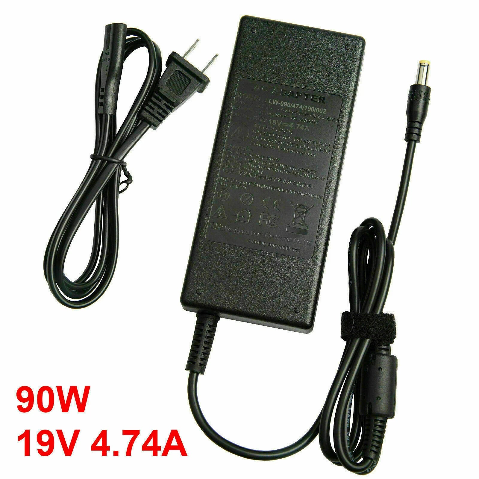 90W AC Power Adapter Charger For Toshiba Satellite L755 845 C55 C840 C850D C855D