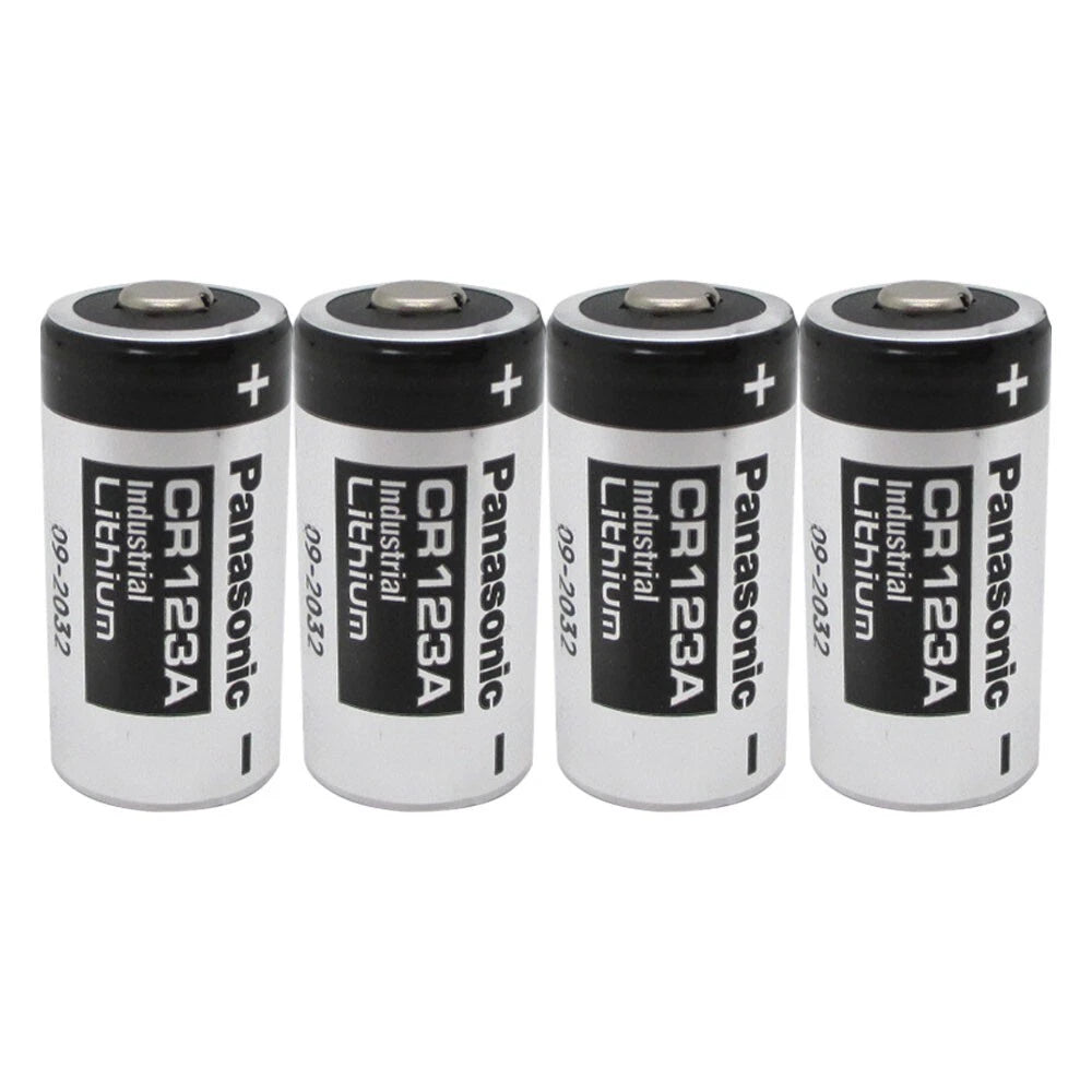 10 Fresh Panasonic Lithium CR123 CR123A 123 CR17345 Batteries EXP 12/2028