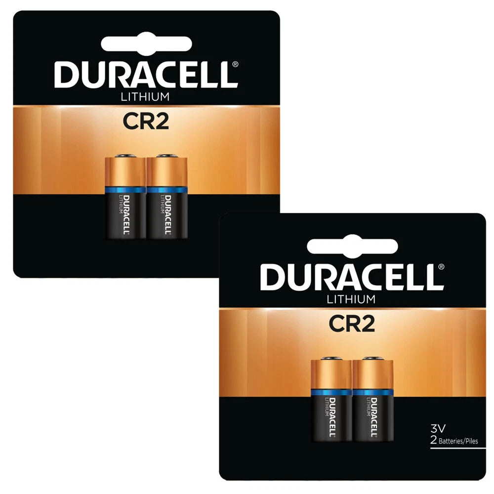 Duracell Lithium Batteries, CR2, 3v - 4 Pack (packaging may vary)