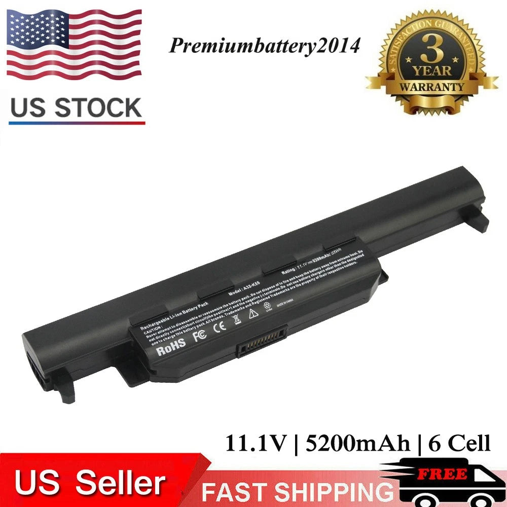 Replace Battery For ASUS A32-K55X Q500A A32-K55 A33-K55 A41-K55 A42-K55 X45 R500