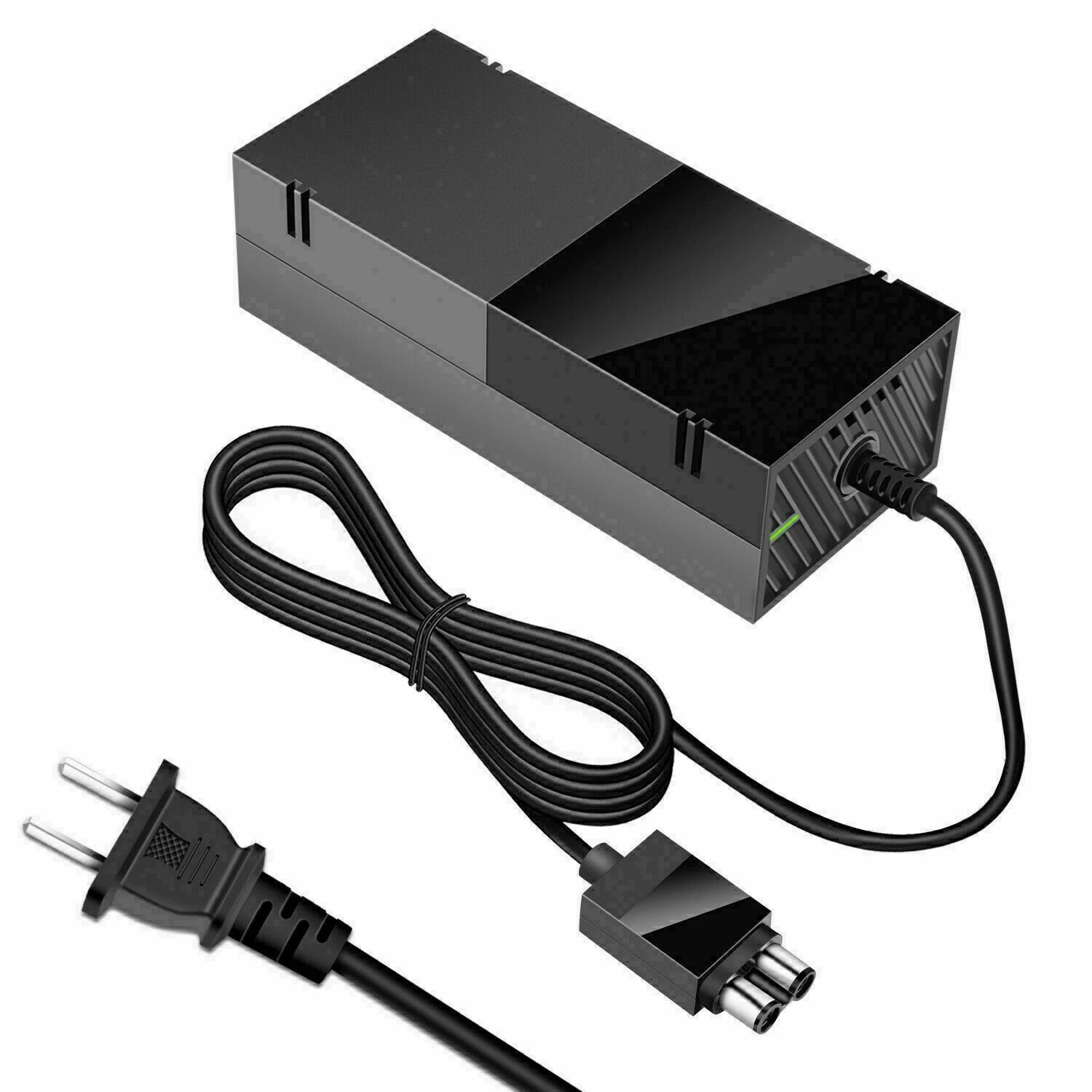 For Microsoft Xbox One/360 Slim Console AC Adapter Brick Charger Power Supply US