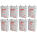 8PC NPP NP6-2.8Ah 6V 2.8Ah AGM VRLA General Series Battery