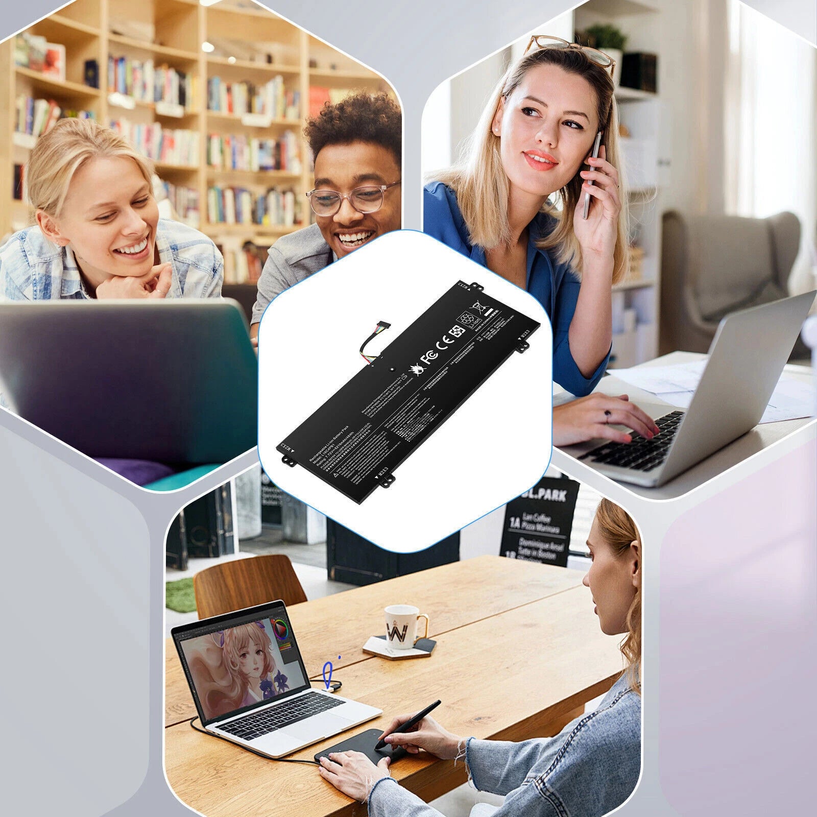 Laptop battery for Lenovo Yoga 720-13IKB 730-13IKB 730-13IWL L16C4PB1 L16M4PB1