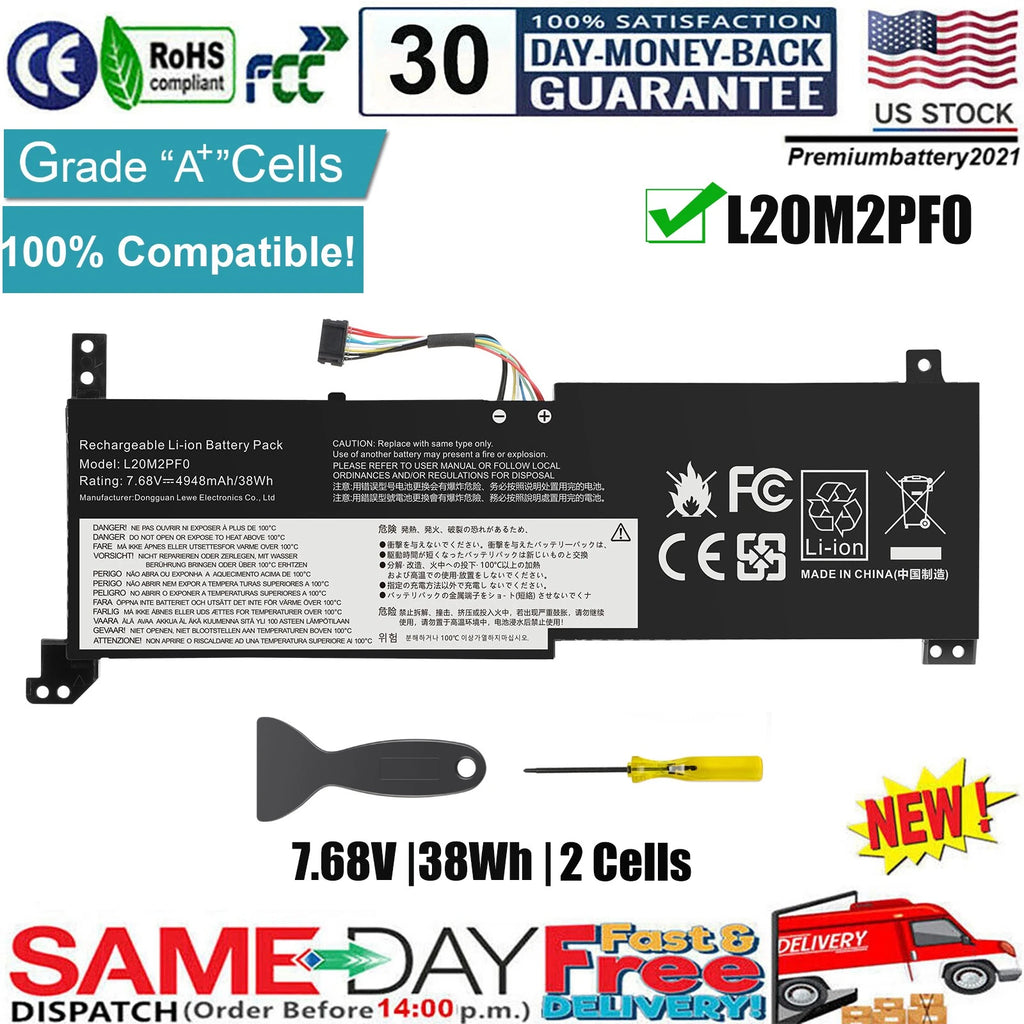 ?L20M2PF0 L20L2PF0 Battery for Lenovo V14 V15 G2-ITL G2-ALC V17 G2-ITL G3 ABA