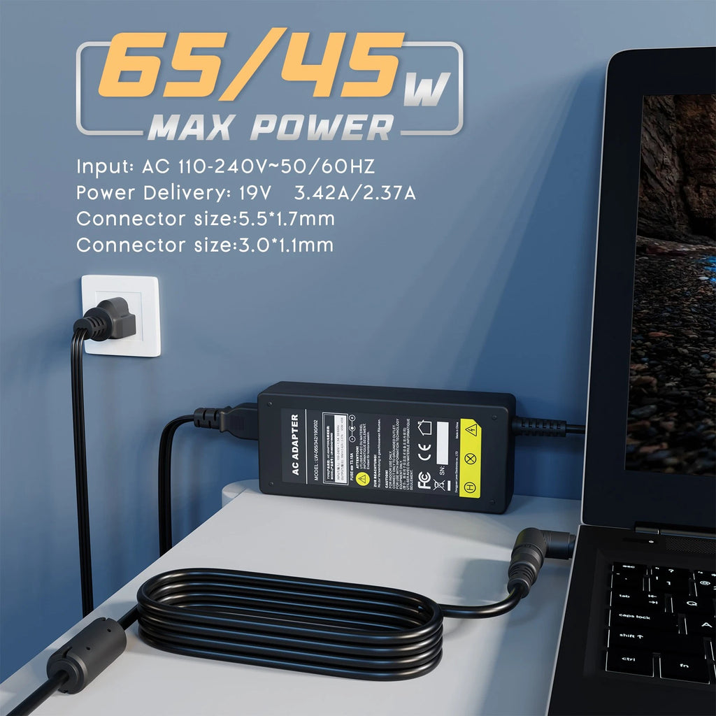 45W / 65W Adapter Charger FOR Acer Aspire 5 E15 V5 V7 V3 R3 R7 S3 E1 M5 Series