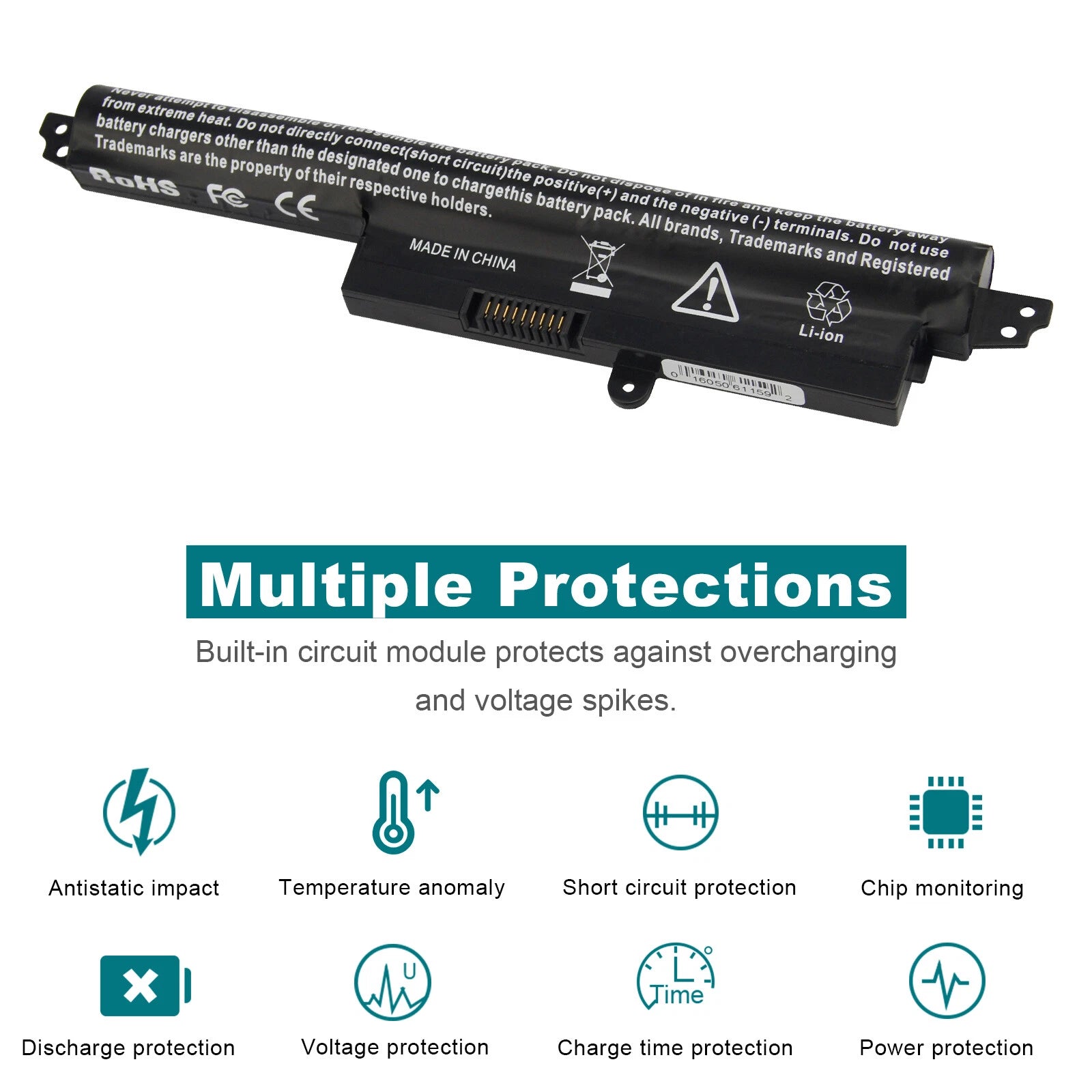 X200CA Battery For ASUS 200CA-CT161H AR5B125 ATHEROS R202CA Sonic Master R202CA
