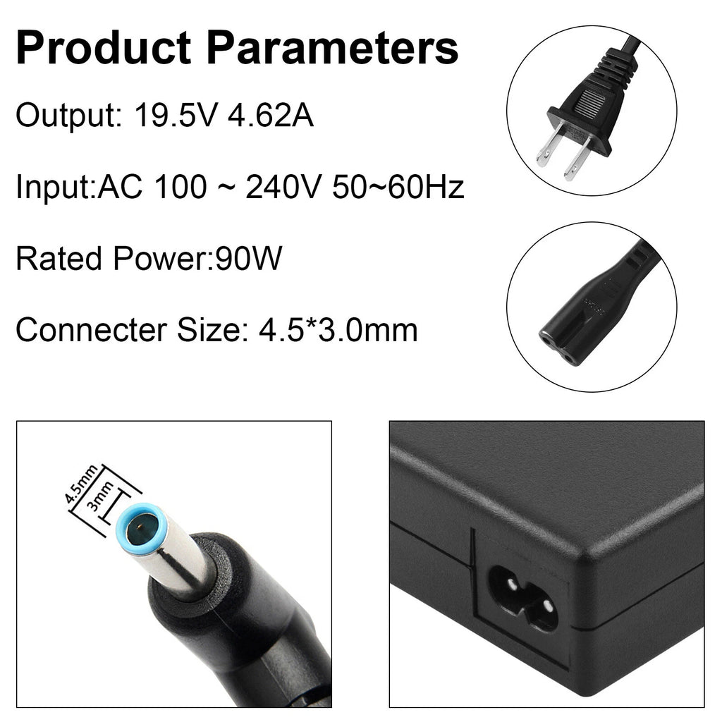 90W AC Adapter Charger Power Supply For HP 15-g070nr 15-g071nr 15-g072nr Laptop