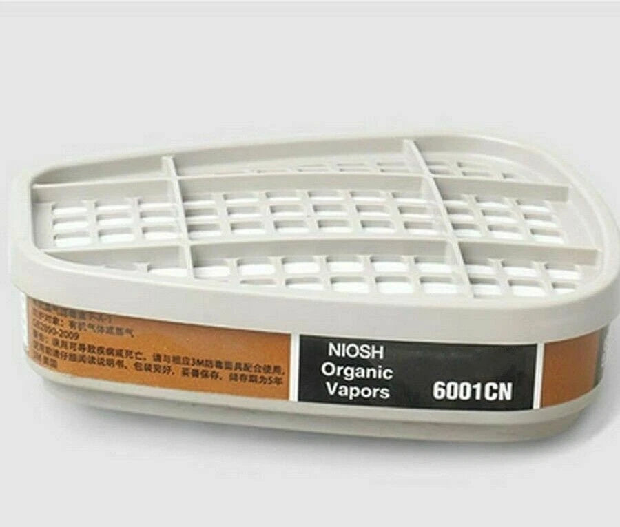 4X 6001CN Organic Vapor Respirator Filter Cartridge For 6300 6800 7502 Gas Mask