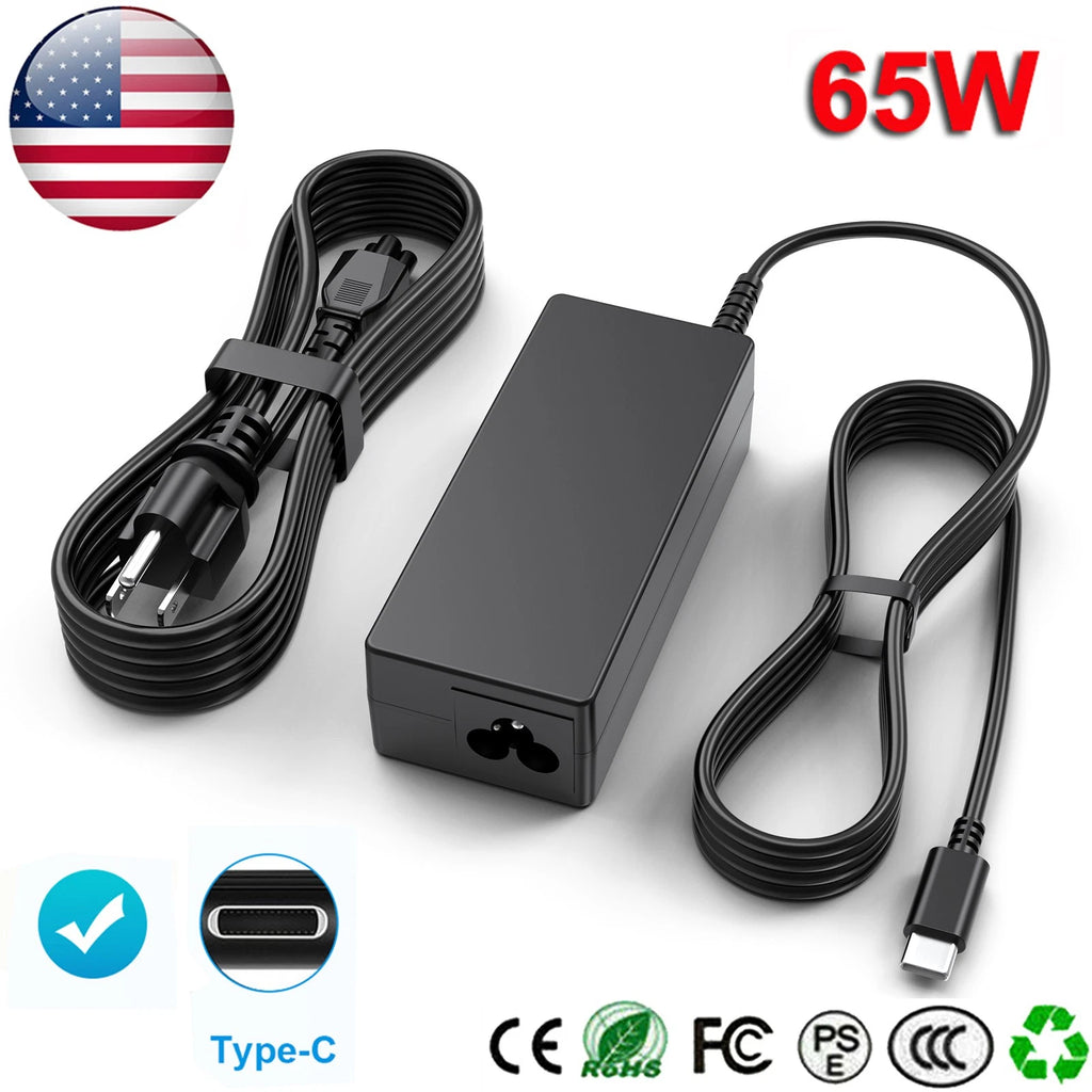 USB-C Adapter Charger For Lenovo X1-Carbon 5th 6th 7th 8th Gen, X1 Yoga 2nd 3rd