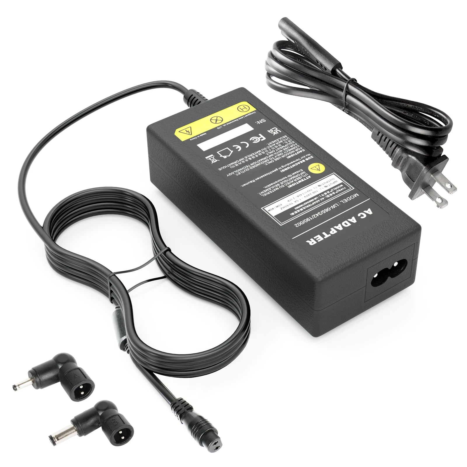For ACER Laptop Charger Power Cord Acer Chromebook C720 15 cb3-532 65W&45W Black
