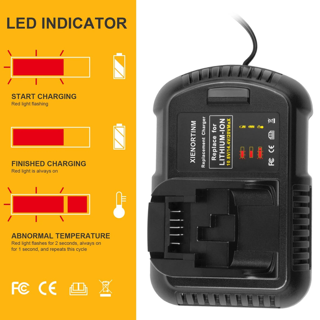 XIENORTINM charger for DCB112 BATTERY