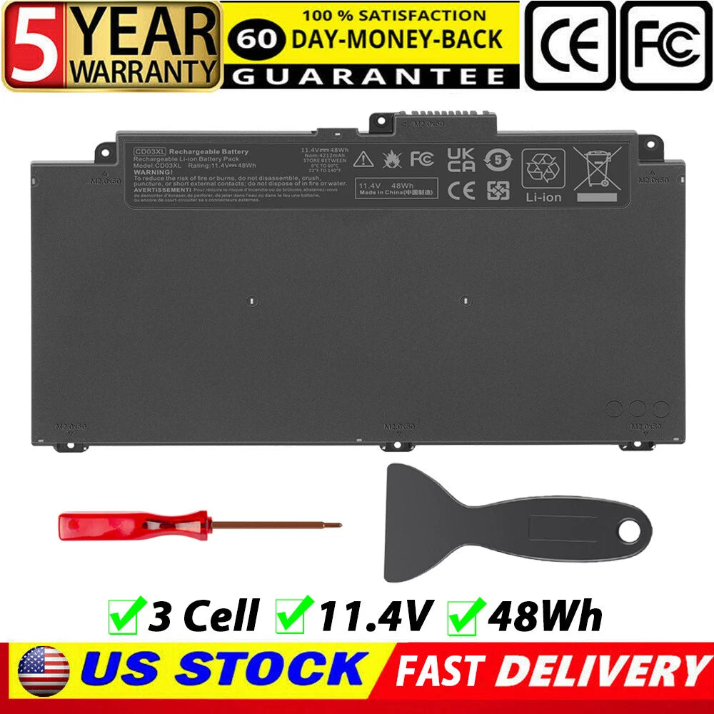 For HP CD03XL 640|645|650 G4|G5 Battery 11.4V 48Wh 931719-850 Notebook