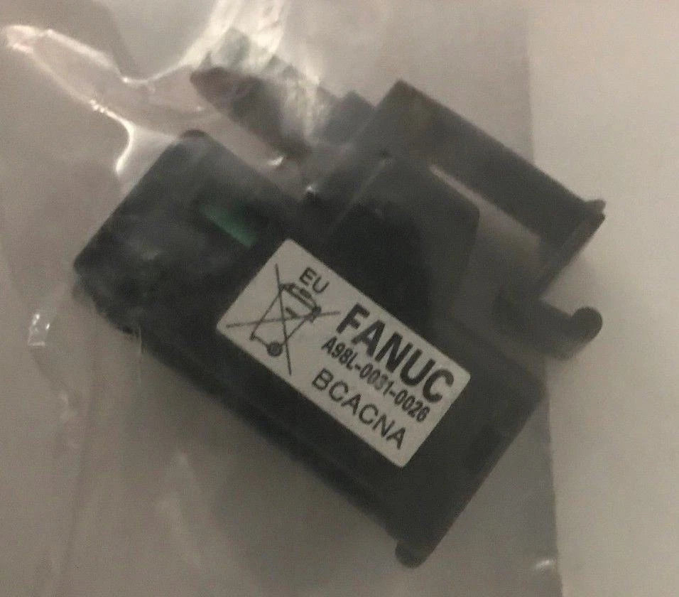 Brand New "3" Fanuc A98L-0031-0026 Fanuc A02B-0309-K102 3V 1740mAh Battery