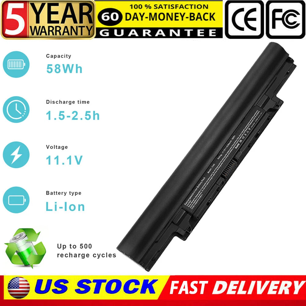 Laptop Battery For Dell Latitude 3340 3350 Series HGJW8 YFDF9 V131 2nd PC