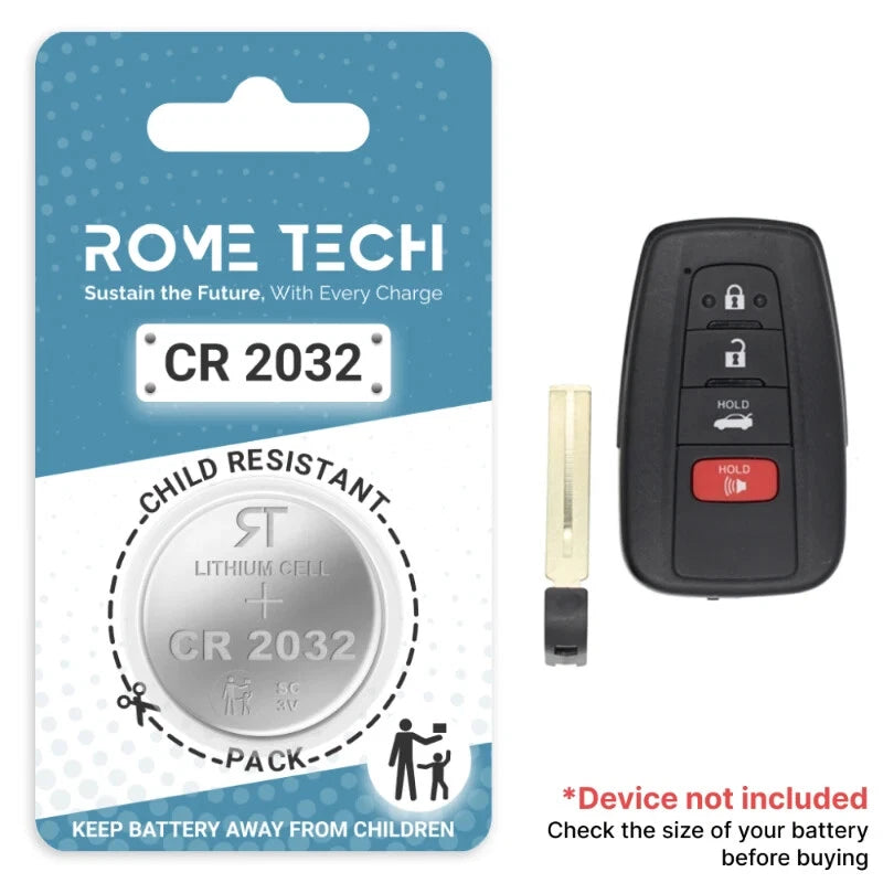 Key Fob Battery Replacement for Toyota Camry 2022 2021 2020 - 2006 1 or 2 Pack
