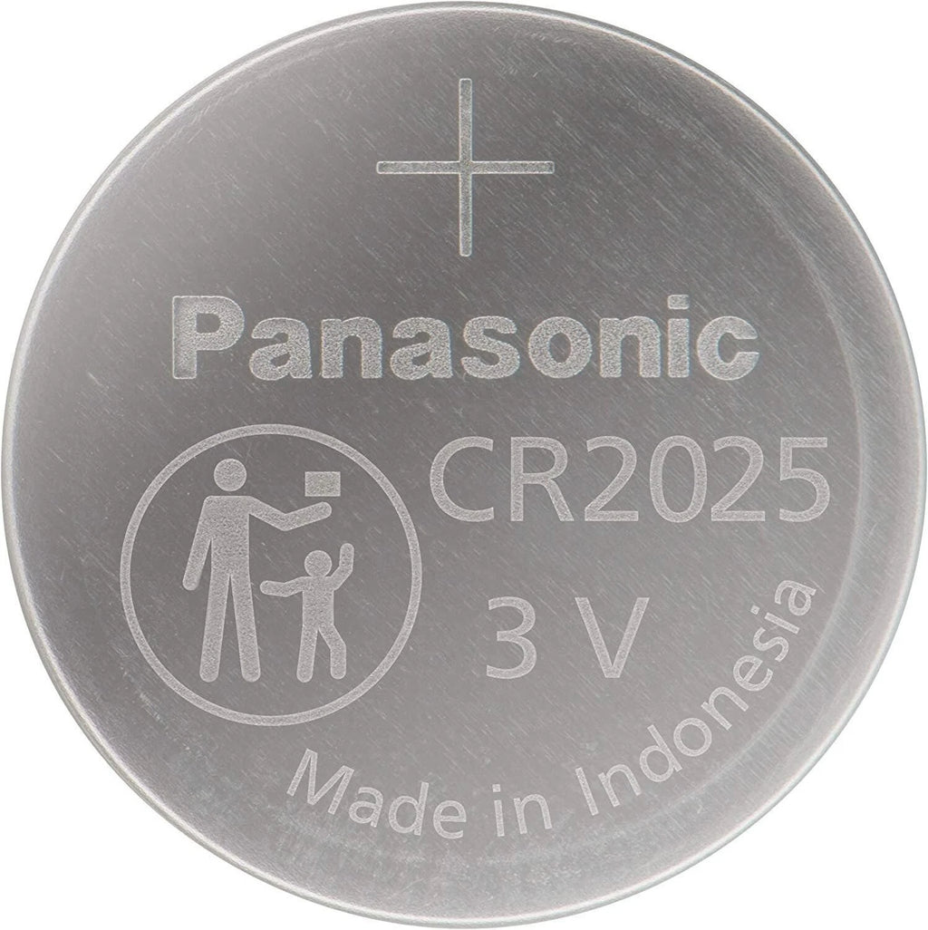 Panasonic CR2025 3.0 Volt Long Lasting Lithium Coin Cell Batteries in Child...