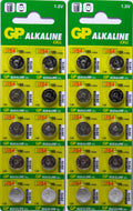 20 x GP189 LR1130 LR54 389 Button Cell Alkaline 1.5v Batteries