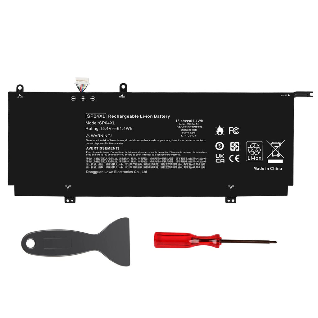 Replace SP04XL Battery for HP Spectre X360 13-AP000 HSTNN-IB8R L28764-005 61.4Wh