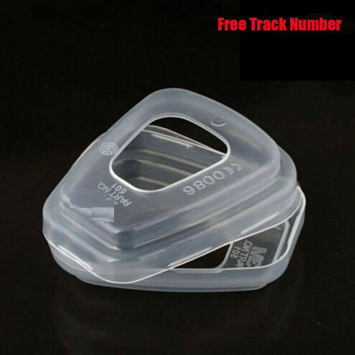4 Pcs 501 Filter Retainer Cover for 6200 6800 7502 Respirator Facepiece Gas Mask
