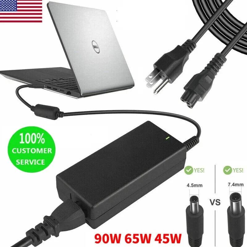 Laptop Charger Power Supply AC Adapter for Dell Inspiron 13 15 17 3000/5000/7000
