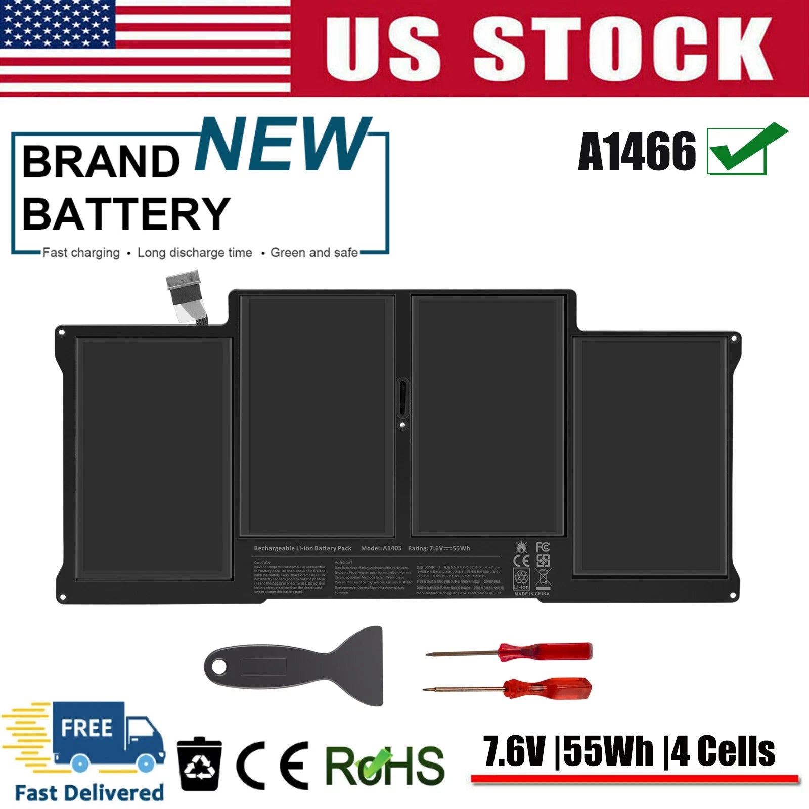 ?A1405 A1377 A1496 Battery for Apple MacBook Air 13 inch A1466 Early 2014 2015