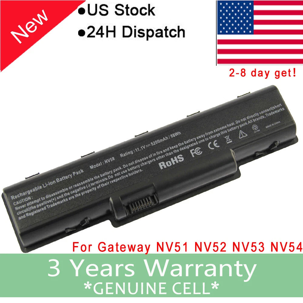 Battery for Acer eMachines D520 D525 D725 E430 E525 E625 E627 E630 E725 G525 f