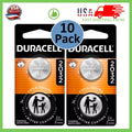 10 Pack Duracell 2032 CR2032 DL2032 CR Lithium Button Cell Battery Exp. Jan 2034