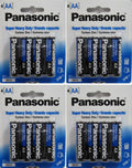 Panasonic AA Super Heavy Duty Carbon Zinc Batteries x 16