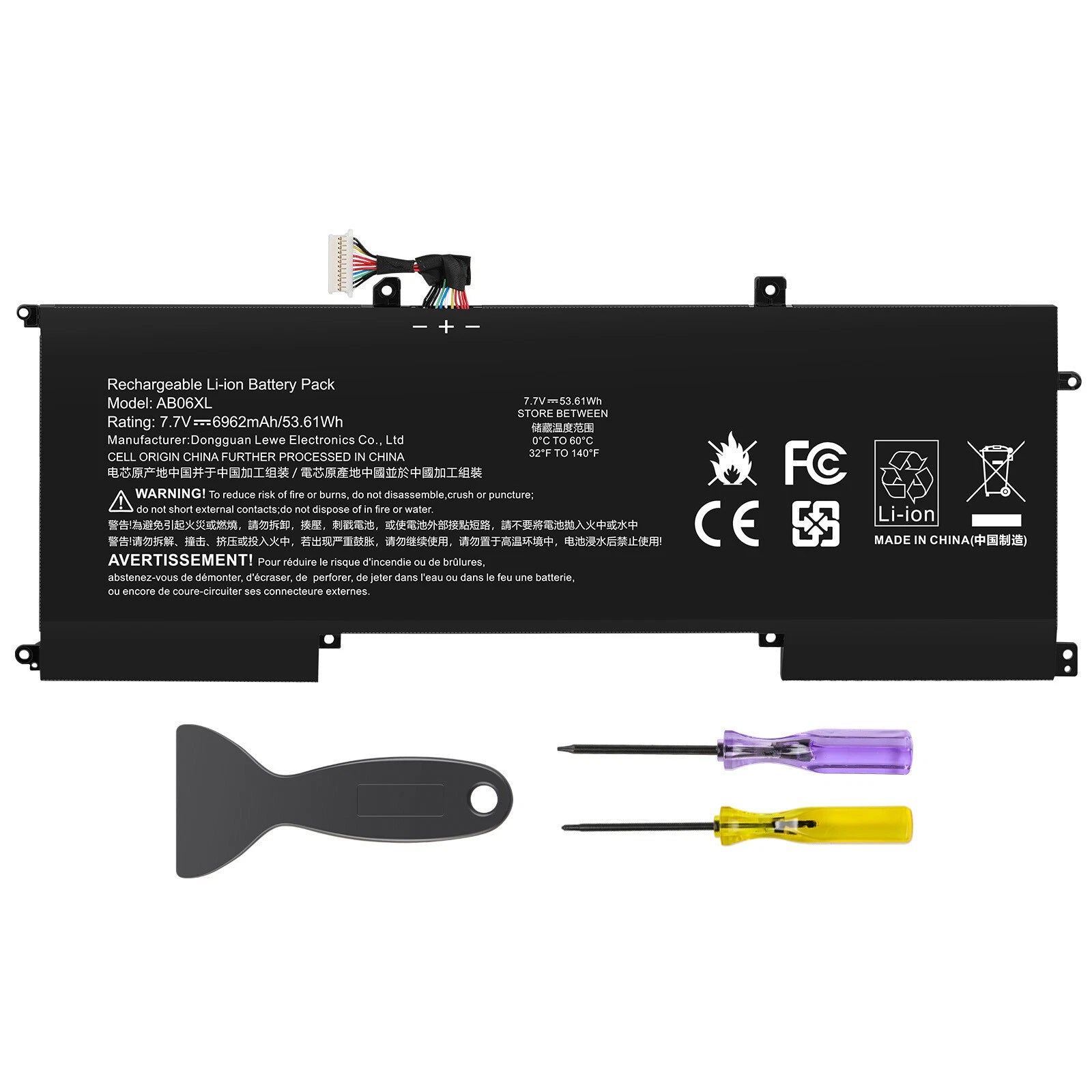? New AB06XL Battery for HP Envy 13 2017 13-AD019TU HSTNN-DB8C 921438-855 US
