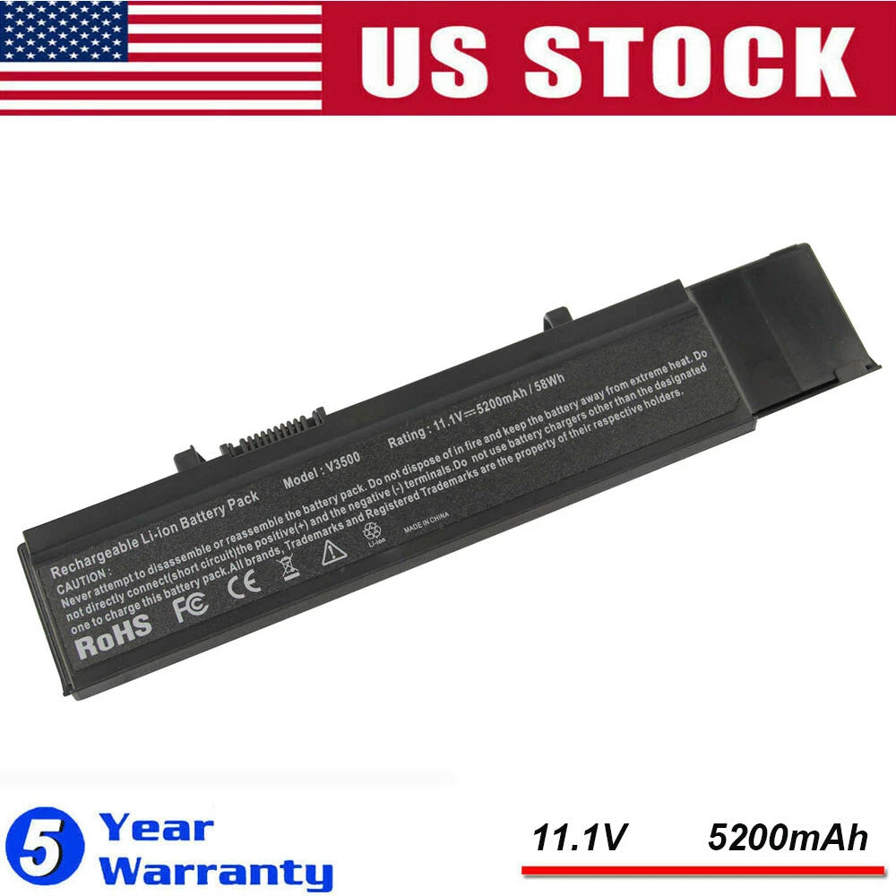 6 Cell Battery for DELL vostro 3400 3500 3700 7FJ92 04D3C 4JK6R 04GN0G 0TXWRR