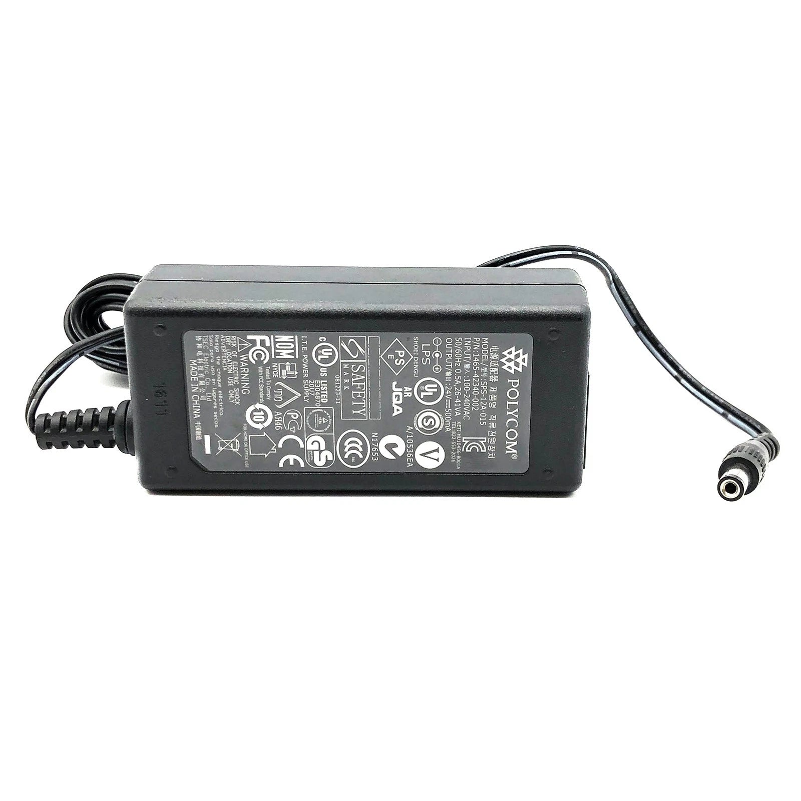 NEW Genuine Polycom Switching Power Supply SPS-12-015-240 Adapter 24V 0.5A