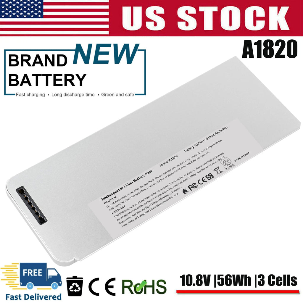 A1280 A1278 Battery For Apple MacBook 13 inch Aluminum Unibody 2008 MB771 MB466