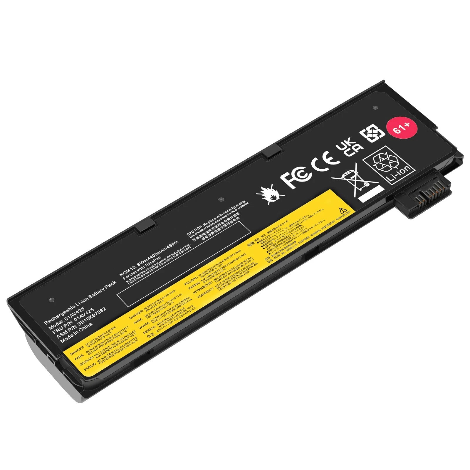 ??01AV425 61+ Battery For Lenovo ThinkPad T470 T480 T570 T580 P52S P51S 01AV424