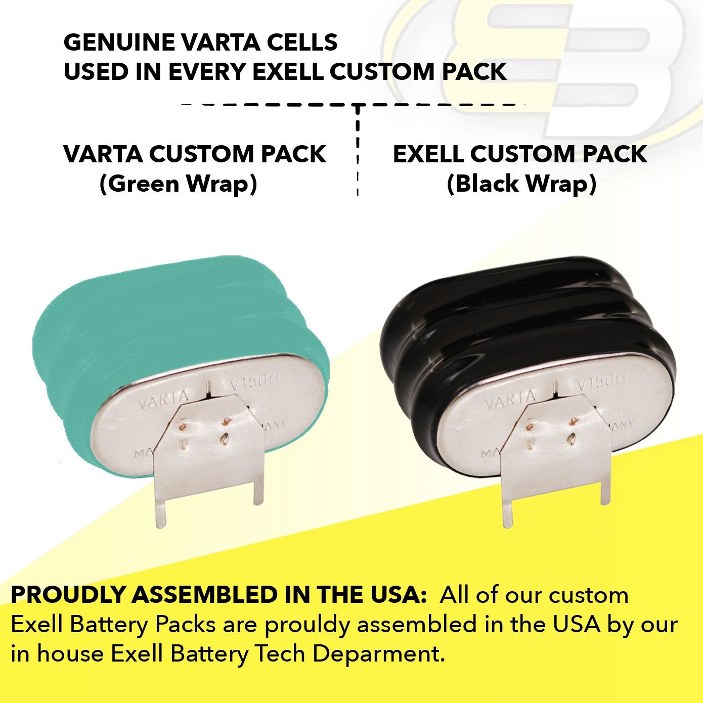 2x 3.6V NiMH 3-Pin Connector Battery Pack Compatible With 3/V150H, 3/V150H-3P