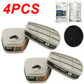 4X 6001CN Organic Vapor Respirator Filter Cartridge For 6300 6800 7502 Gas Mask
