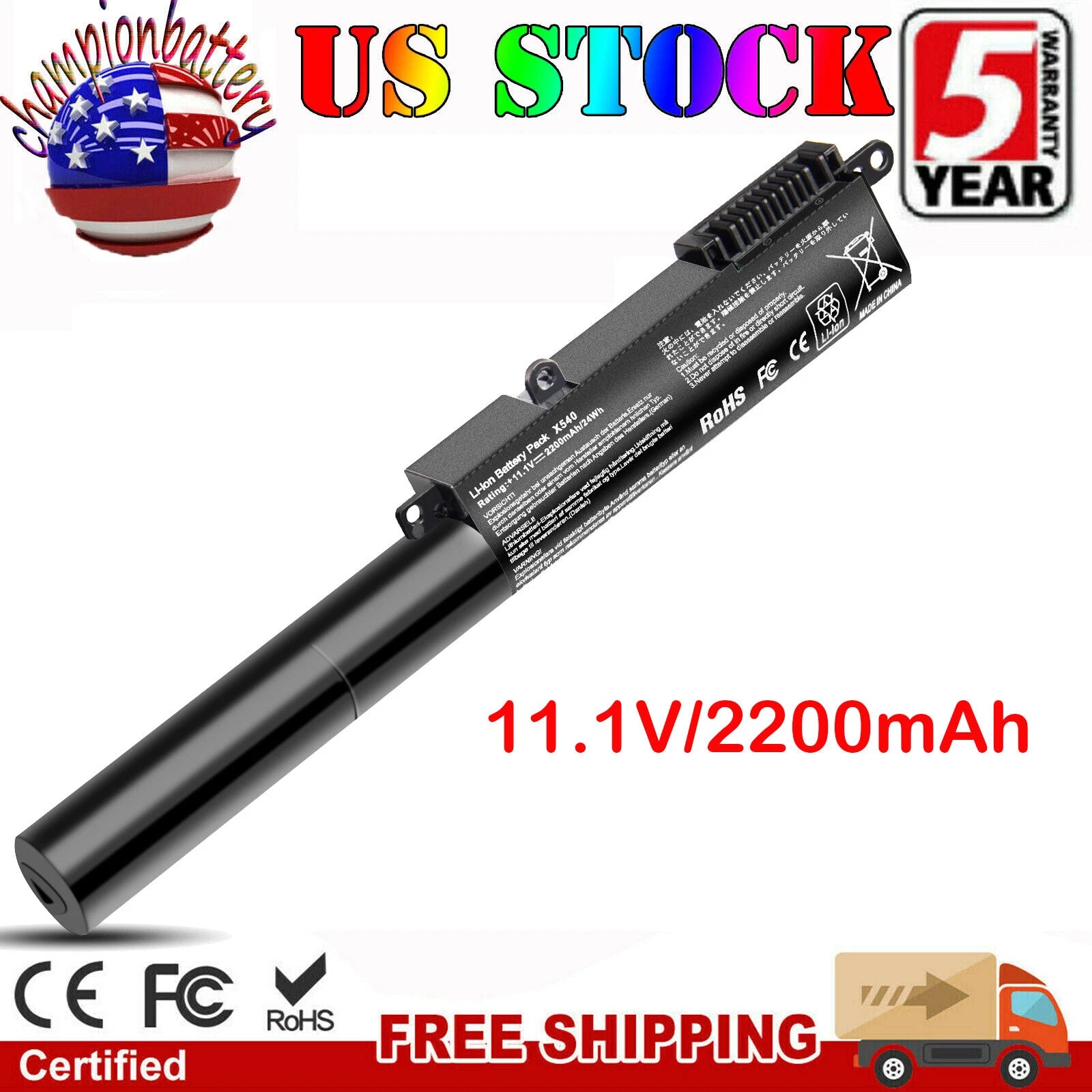 A31N1519 Laptop Battery for ASUS X540S X540SA X540YA X540LA-SI302 A540 F540