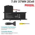 PO02XL Battery for HP Stream 11-R 11-R010NR 11-R015WN 11-R015WN 11-Y 11-Y010WM