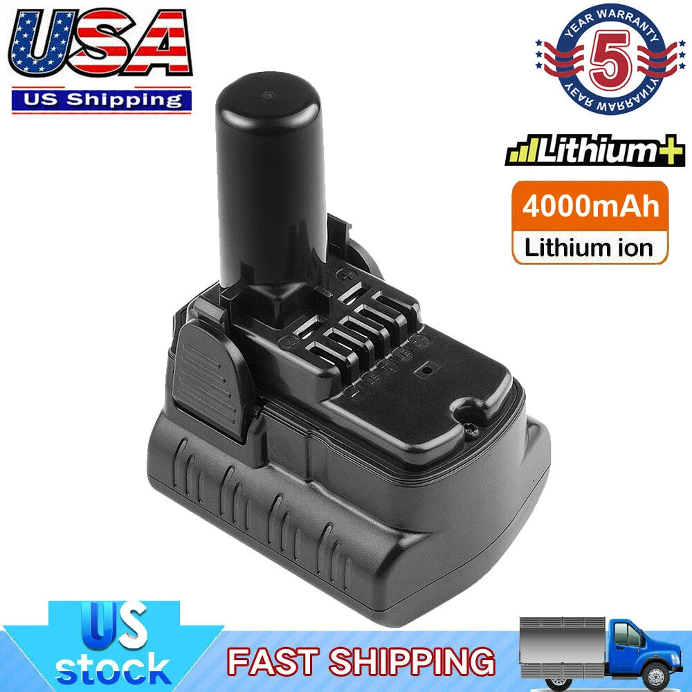 12V 4000mAh Battery for Hitachi BCL1015 BCL1030 331065 329370 329389 Cordless
