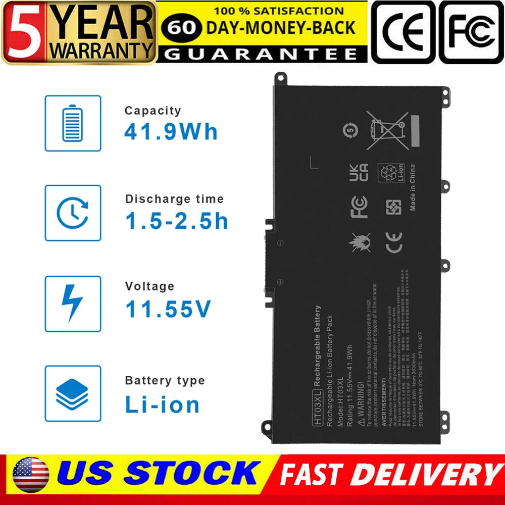 41.9Wh Battery For HP PAVILION 14m-dh1003dx 15-da0053wm 15-da0002dx 17-by0053cl
