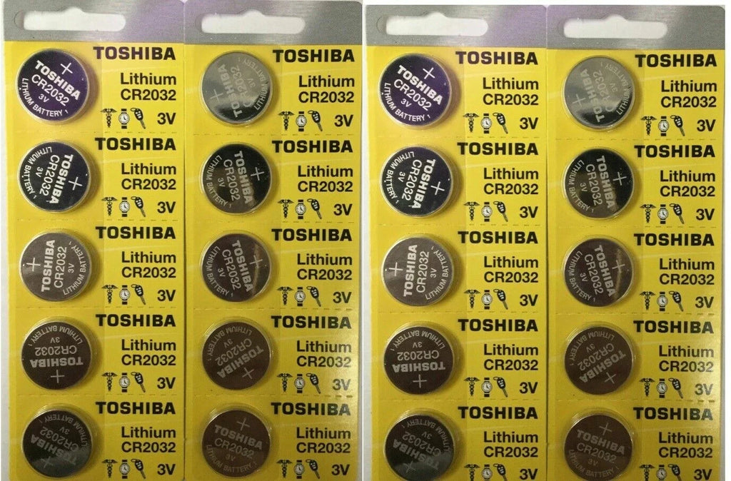 100 Toshiba CR2032 Fresh Date Stock CR2032 2032 Lithium 3V New Batteries Fresh