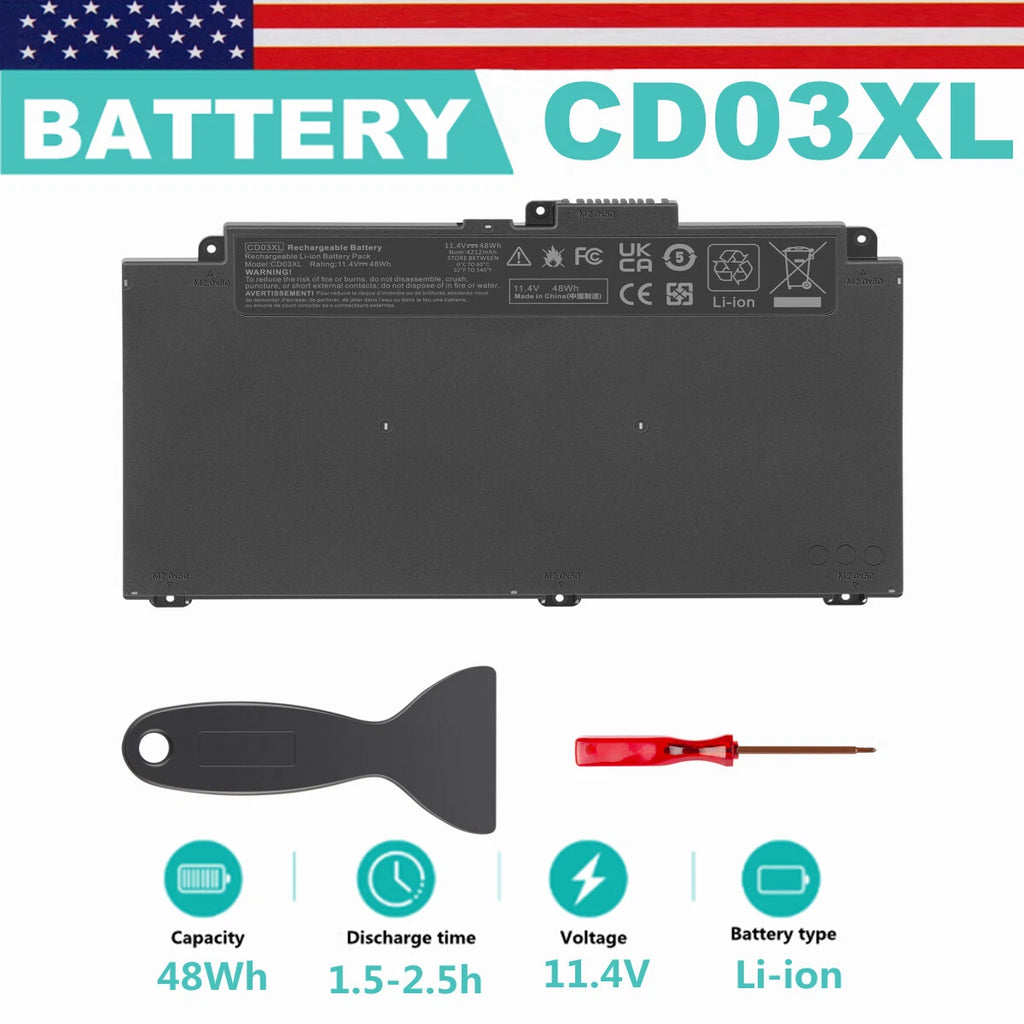 CD03XL Battery for HP ProBook 640 645 650 G4 G5 650 G7 931719-850 HSTNN-IB8B 48W