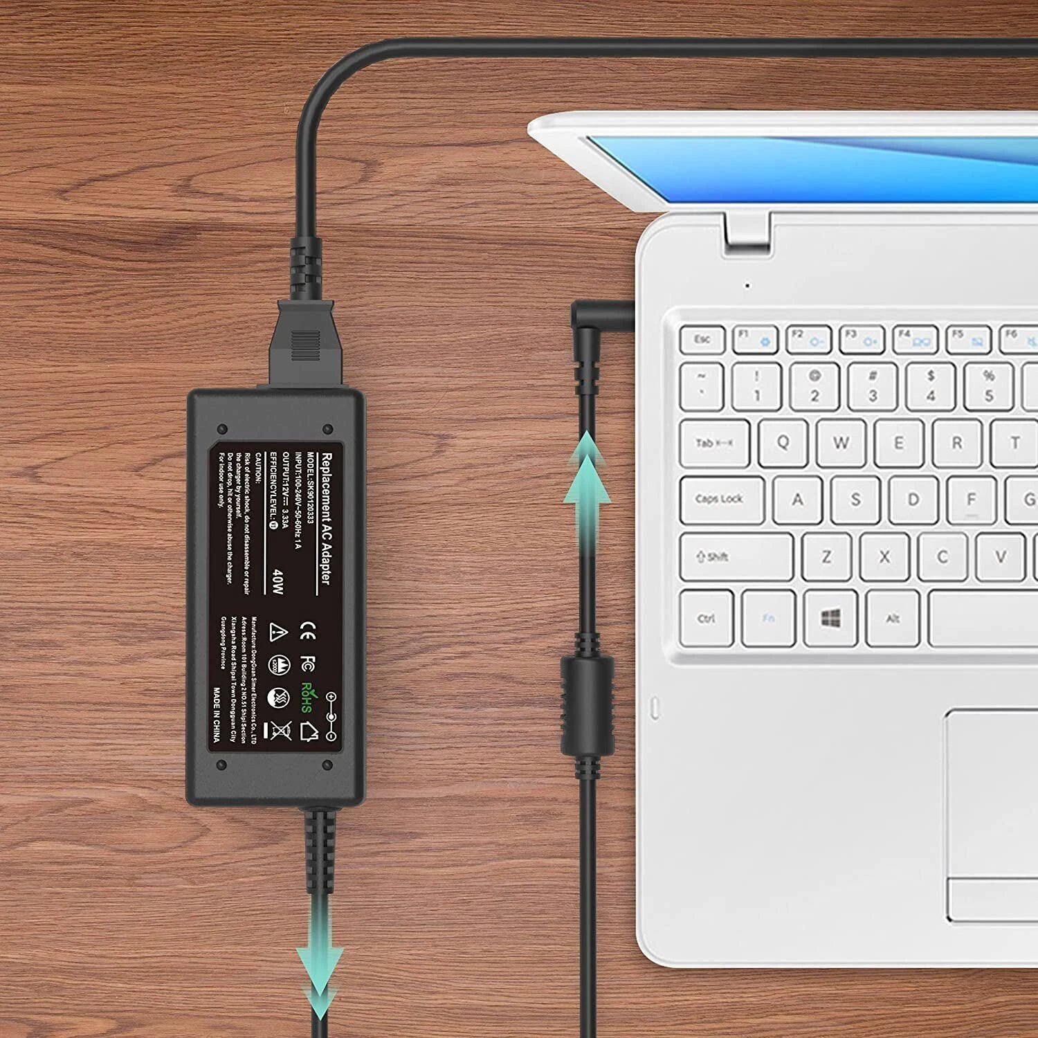 40W AC Adapter Charger For Samsung Series 3 Chromebook XE303C12 Google Chrome OS