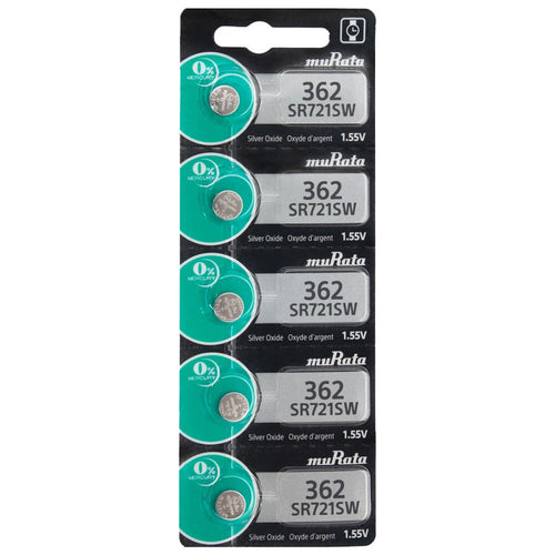 10 Murata 362 SR721SW Batteries - Replaces Sony