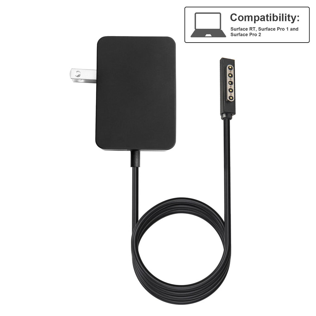 24W 12V 2A Charger For Microsoft Surface RT / Pro 1/2 Power AC Adapter 1512 1513
