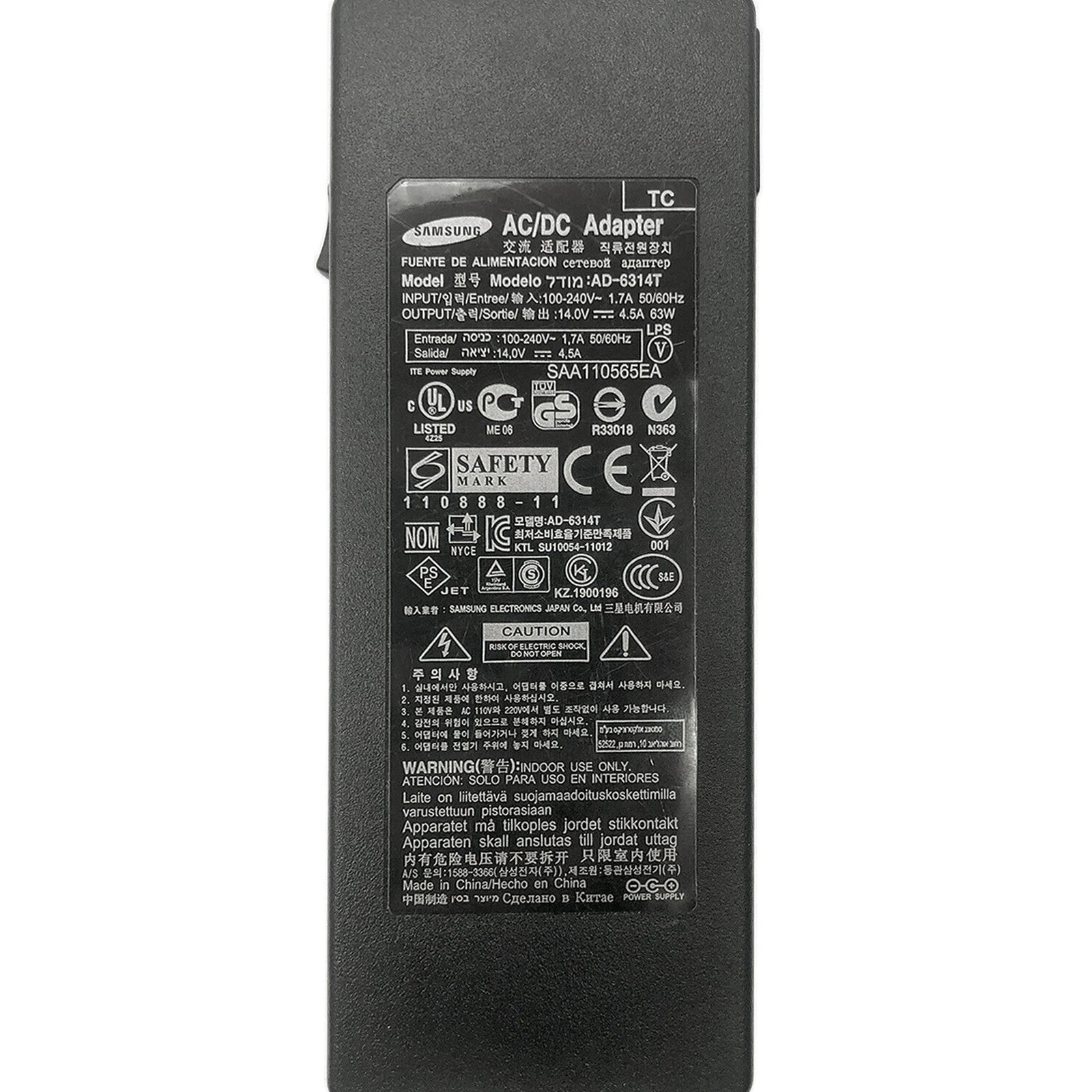 NEW Genuine Samsung AC Adapter for Samsung SyncMaster LCD Monitors Models w/o PC