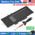 ?LOT 4GVMP Battery for Dell Latitude 5400 5500 Precision 3540 9JRYT C5GV2 68Wh