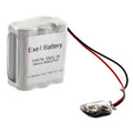 Exell Battery EBDL-26 Replacement Battery For Vingcard 1200