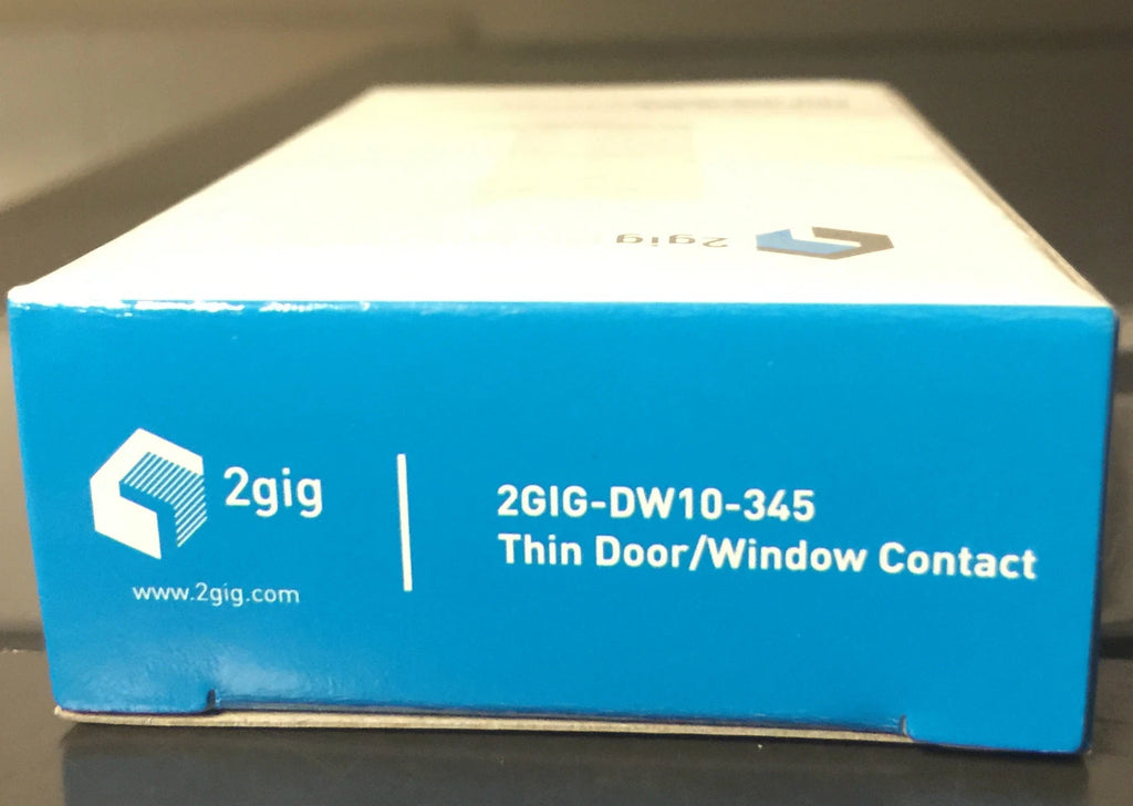 Brand New 2GIG 2GIG-DW10-345 Wireless Thin Door or Window Sensor, Battery Magnet