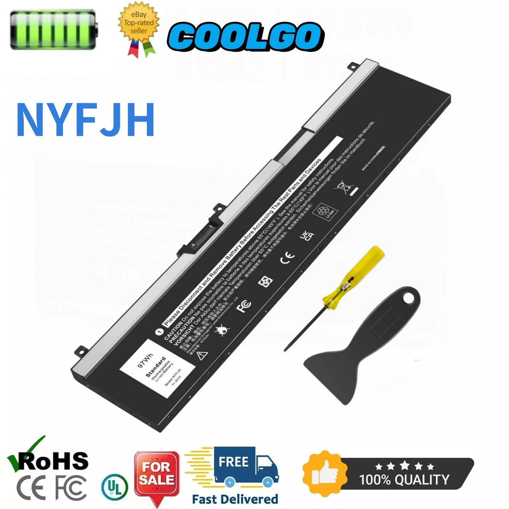 LOT 10x NYFJH 97Wh Battery For Dell Precision 7330 7530 7540 7730 7740 P74F P34E