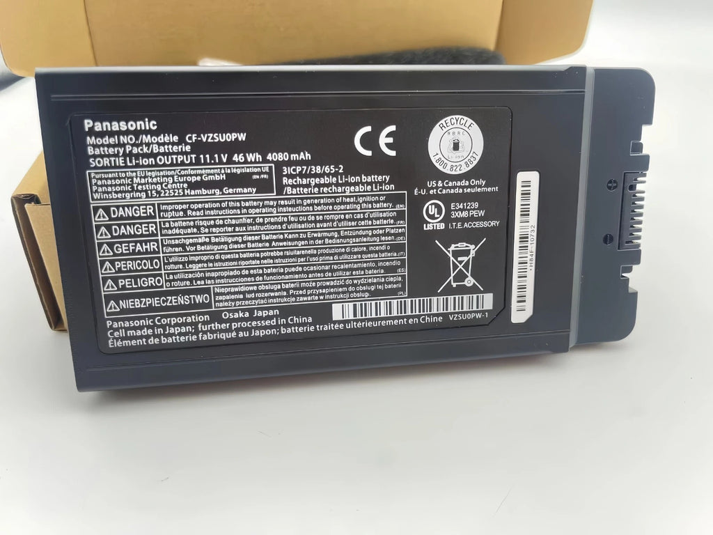 Genuine CF-VZSU0PR CF-VZSU0PW Battery For Panasonic Toughbook CF-54 MK1 MK2 46WH